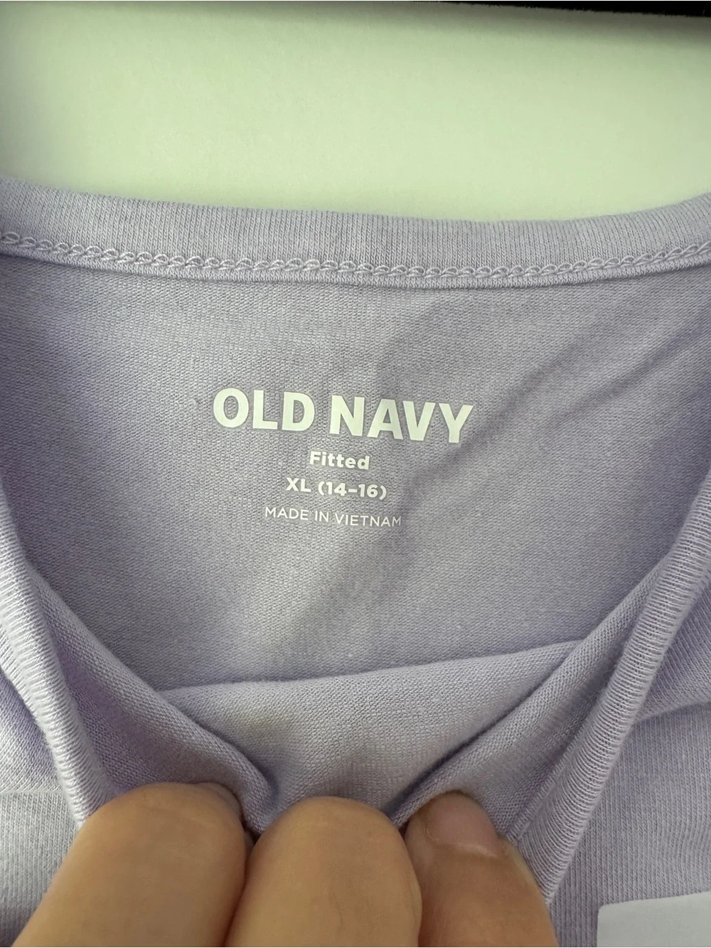 Old Navy girls Lavender Scoop Neck Tank Top